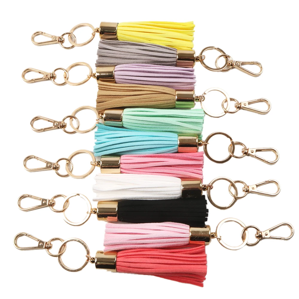 David accessories из искусственной кожи брелок с кистями кулон Для женщин кожаный брелок мешок материал для художественного оформления дома, 1Yc7654