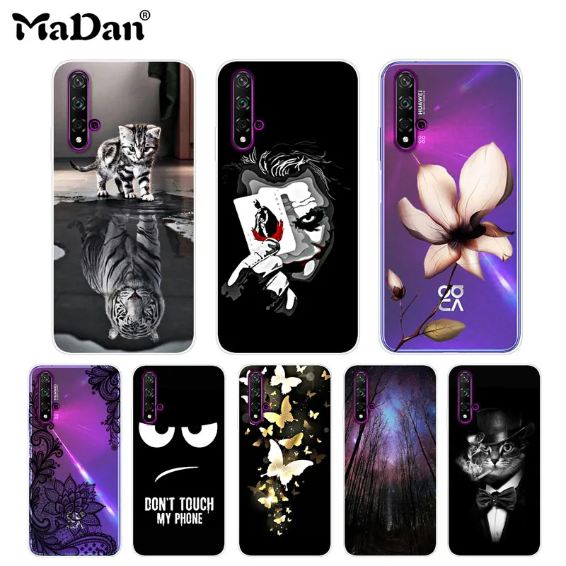 Funda de silicona TPU para teléfono móvil Huawei Nova 5 T, carcasa trasera ultrafina y transparente