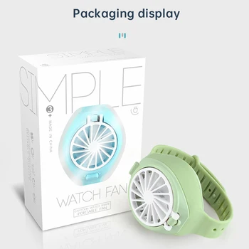 

Mini Portable Fan Watch Rechargeable USB Innovation Wrist Fan Sport Cool Summer Lazy Fans Children Gift ventilateur 2020 New