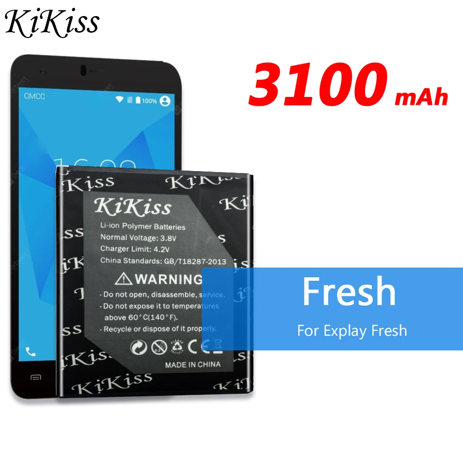 3100 мАч аккумулятор мобильного телефона для Explay Fresh+ номер отслеживания