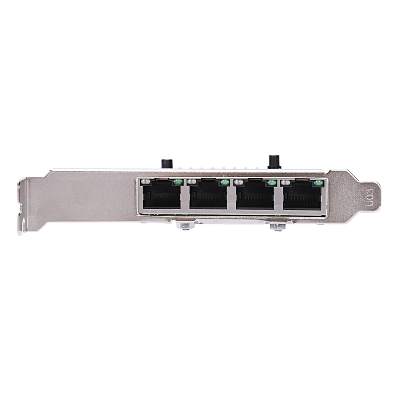 Сетевая карта для Intel I350 Pci-E X4 Quad Rj-45 Gigabit Ethernet сетевой адаптер карты контроллера Nic: 10/100/1000 Мбит/с