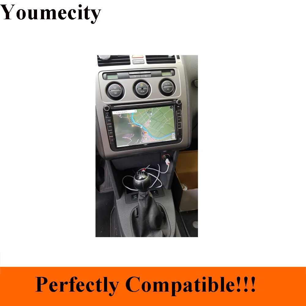 Clearance 4GRAM Android 9.0 Car DVD Video Player for VW Tiguan Transporter Passat Touran EOS Golf Caddy Scirocco Jetta Bora with GPS Radio 5