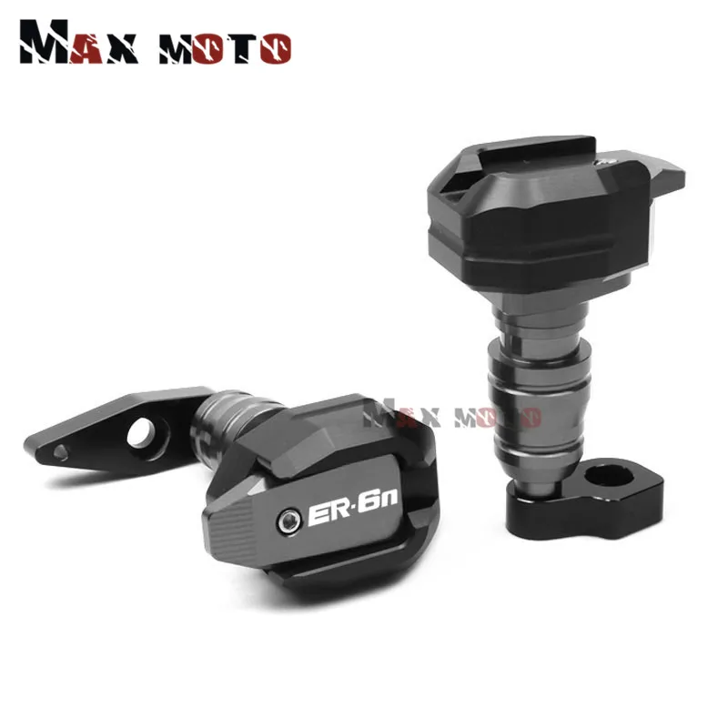 For KAWASAKI NINJA 650 ER-6N 2012- Motorcycle Falling Protection Frame Slider Fairing Guard Crash Pad Protector - Цвет: ER-6F Titanium
