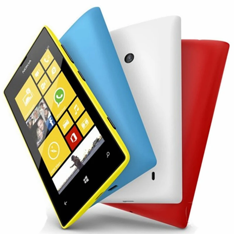Nokia Lumia 520 мобильный телефон двухъядерный 3g wifi gps 4," 5MP 8 Гб Nokia 520 Восстановленный Windows разблокированный мобильный телефон