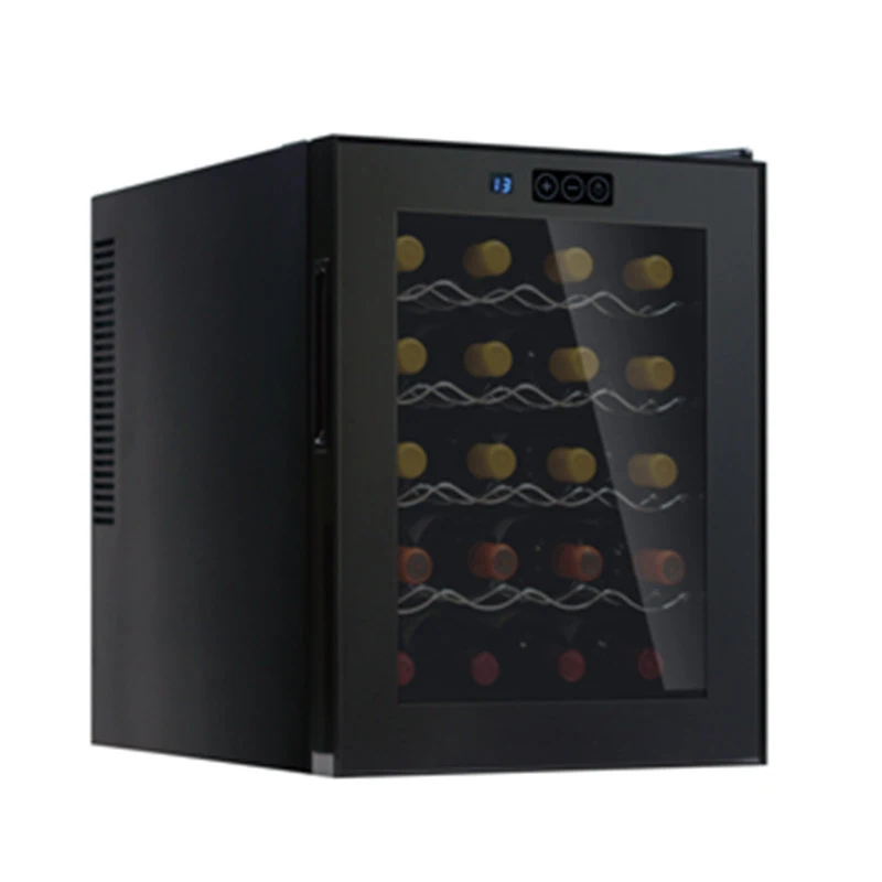 ^Cheap Wine cabinet constant temperature wine cooler small stainless steel shelf home refrigerated wine cooler refrigerated display