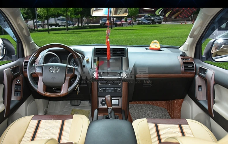 28 шт. для Toyota Land Cruiser 150 Prado LC150 FJ150 2010- внутренняя деревянная крышка автомобиля SUV Стайлинг украшения аксессуары