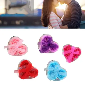 

Heart Scented Bath Body Petal Romantic Rose Flower Soap Wedding Decoration Gift