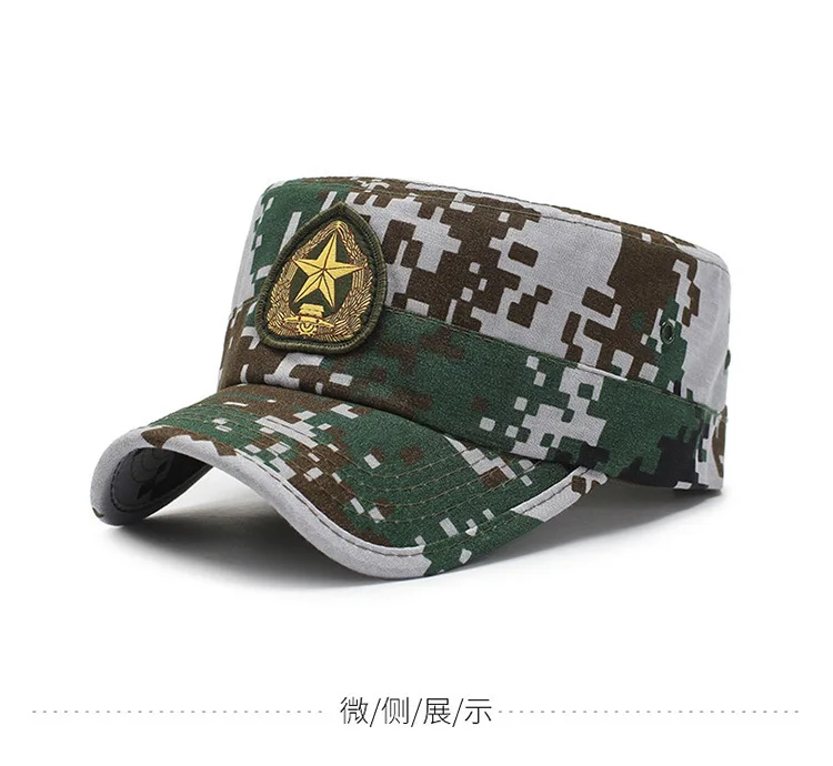 

Military Cap Men And Women Special Forces Liberation Genuine Army Summer Camouflage 07 Camouflage Cap China Navy Hat New Army