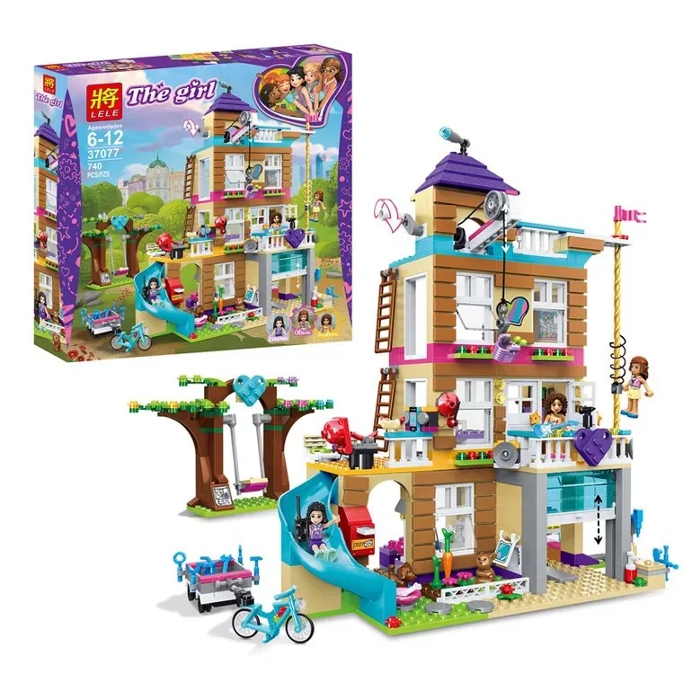 Trump 37077 Children Assembled Toys Building Blocks Heartlake Series of Friendship Club Lp01063 Celebrity Style