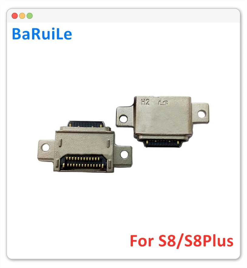 BaRuiLe 10 шт. Usb зарядный порт док-станция гнездовой разъем для samsung Galaxy S8 Plus G955 G955F S8 G950 G950F зарядный разъем