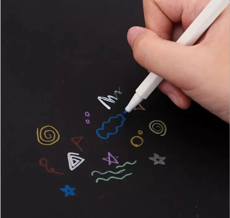 Metallic-Marker-Pens-Set-of-12-Assorted-Colors-for-Adult-Coloring-Books-Art-Rock-Painting-Card (3)