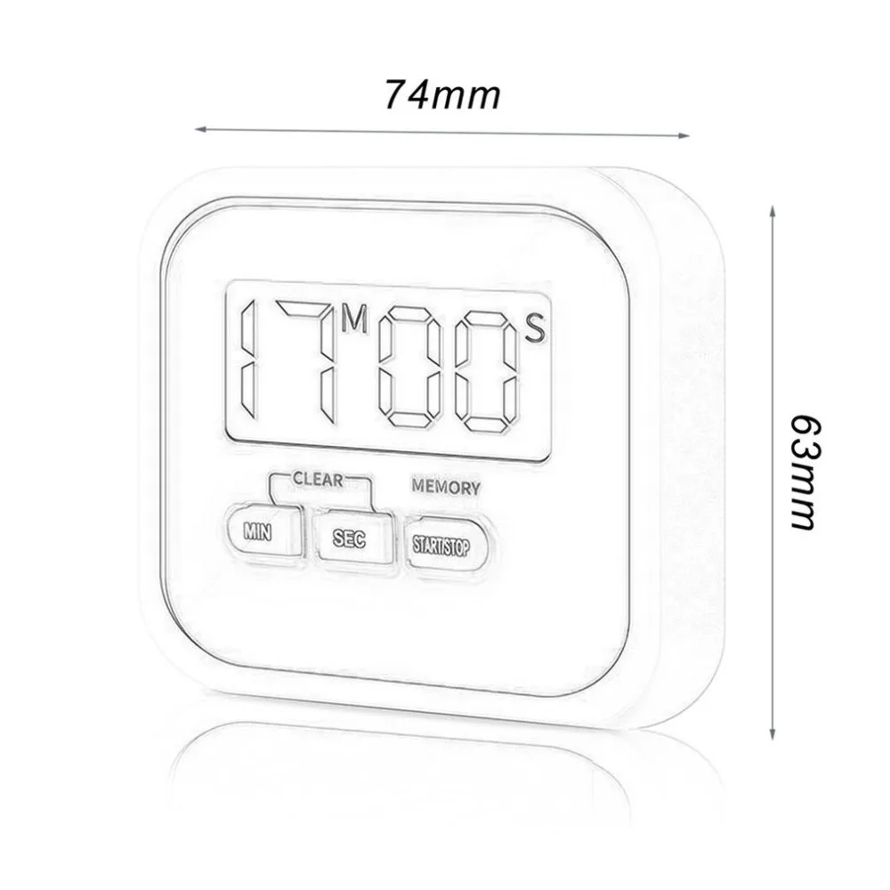 Digital Kitchen LCD Count-down Timer Display With Stand Home Electronic Cooking Baking Alarm Timer Stopwatch Cooking Tool Gadget