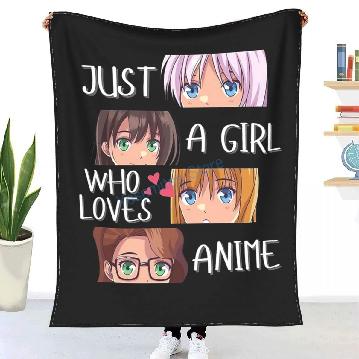 

Просто девушка, которая любит аниме, отличный дизайн девушки из аниме, отличное одеяло, зимнее Фланелевое покрывало, простыни, одеяло s на