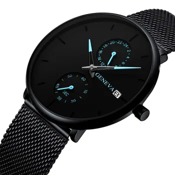 

Fashion Mens Watches Top Brand Luxury Quartz Watch Men Casual Slim Mesh Steel Sport Watch Casual Clock Relogio Masculino %