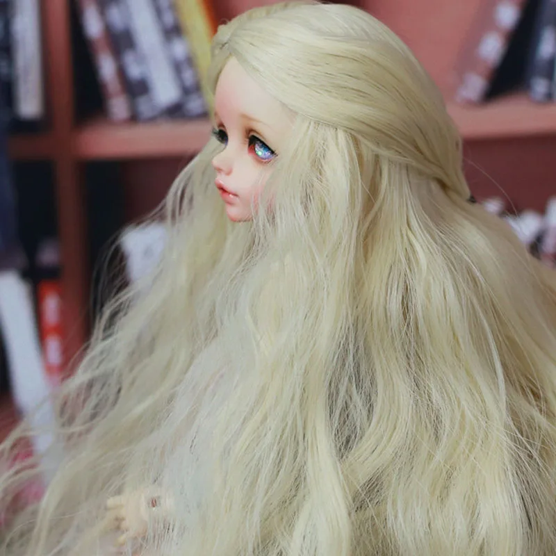 Специальная цена 1/3 Bjd sd парик длинные волнистые волосы высокая температура провода BJD парик для куклы BJD