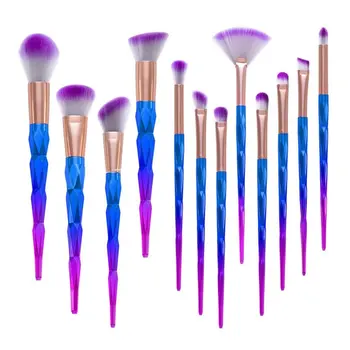 

12Pcs Gradient Colorful Makeup Brush Beauty Makeup Set Eye Shadow Brush Blush Brush Makeup Brushes Set Beauty Tool