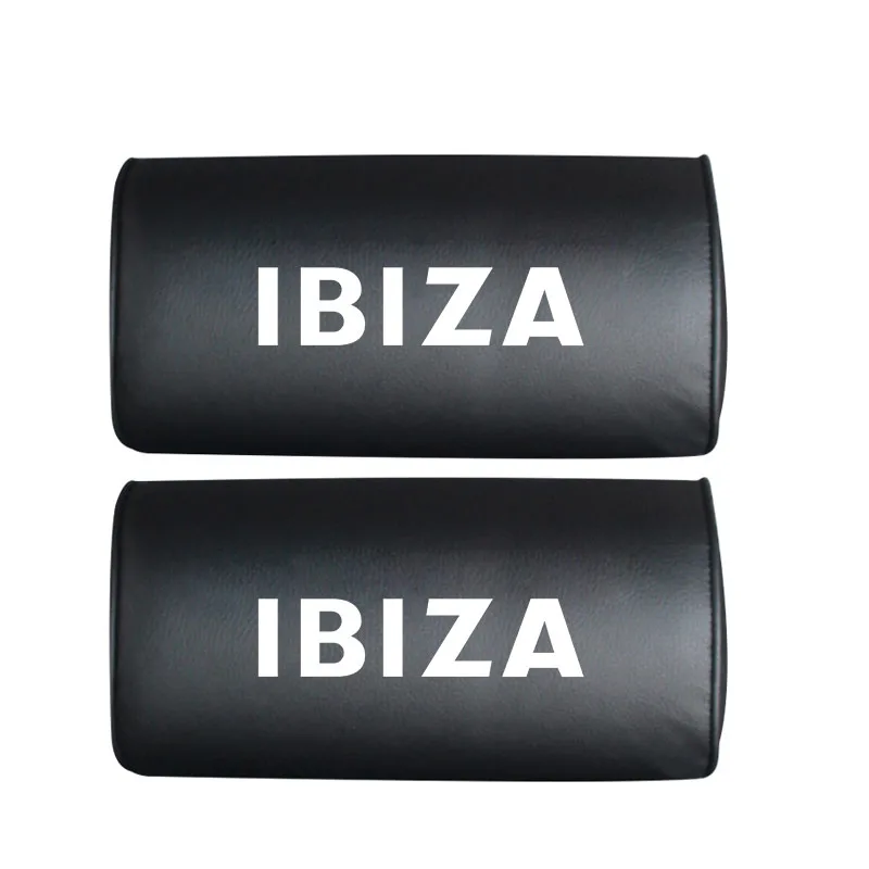 Автомобильное сиденье, подушка для головы и шеи, подушка для сиденья Ibiza, подголовник, подушка для шеи, Автомобильная подушка безопасности - Цвет: 2PCS