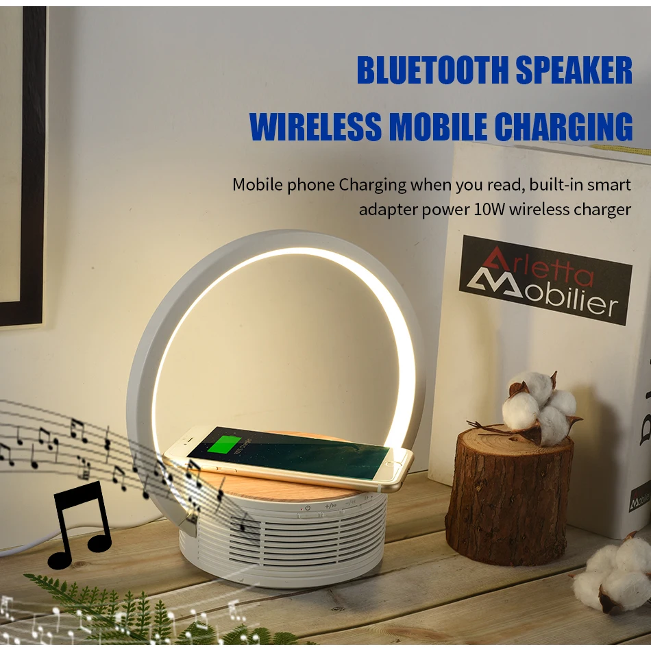 bedside lamp phone charger