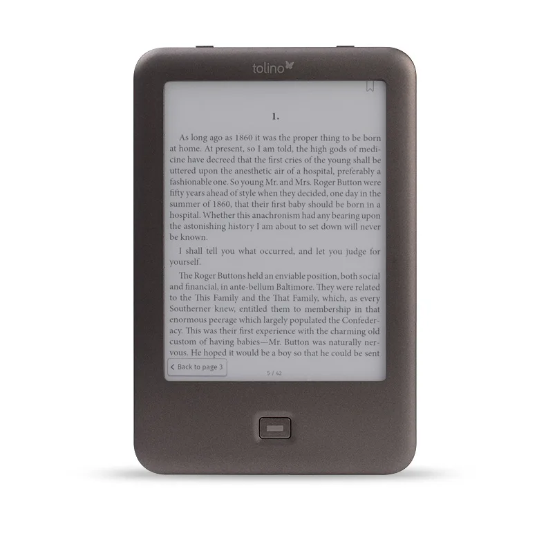 6 inch Touch Screen E-Book Reader WiFi ebook