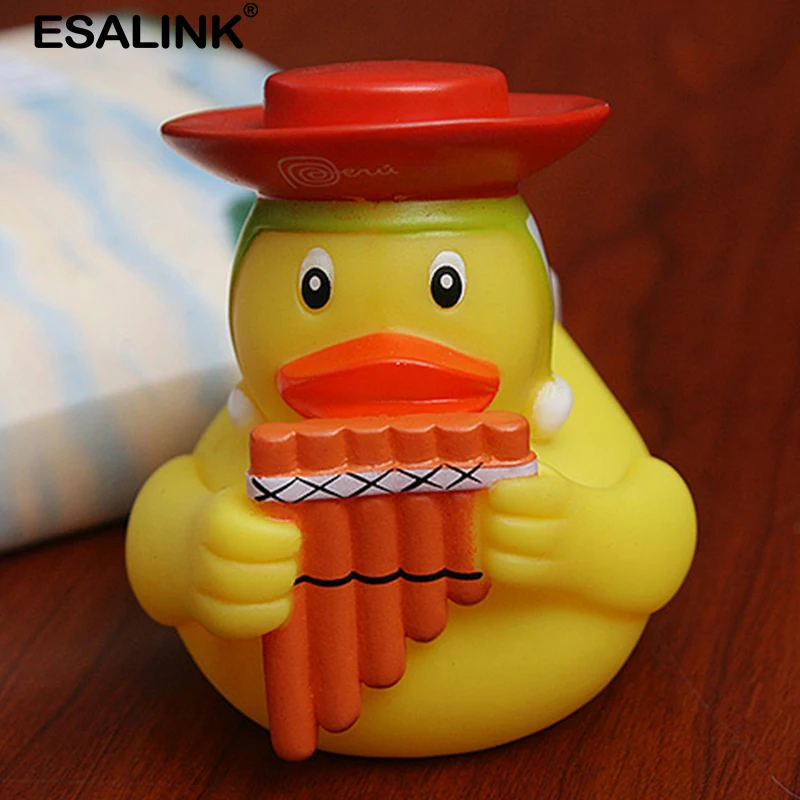 ESALINK Детские Игрушки для ванны Виниловые игра в маленькую желтую утку детей