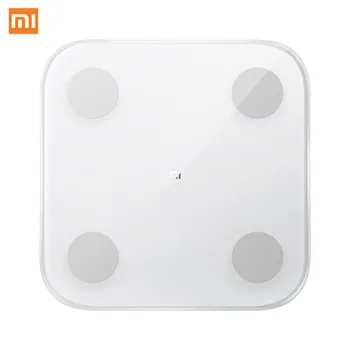 

Original Xiaomi Smart Body Fat Composition Scale 2 Bluetooth 5.0 Balance Test 13 Body Date BMI Health Weight Scale LED Display