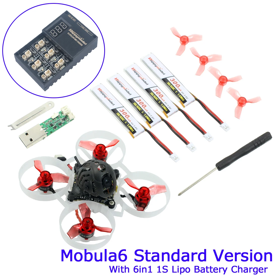 Happymodel Mobula6 Стандартный BNF 1S 65 мм бесщеточный FPV гоночный Дрон Crazybee F4 Lite Runcam Nano3 RC