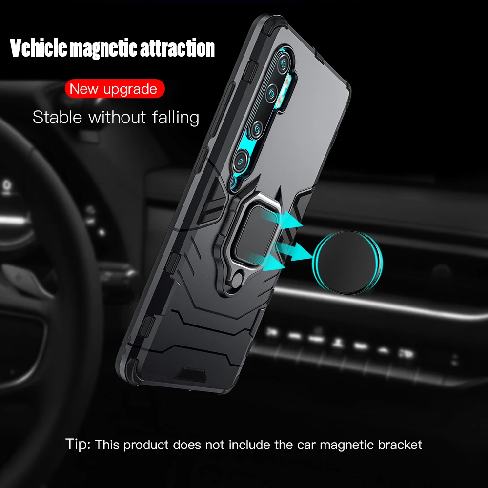 KEYSION Shockproof Armor Case for Xiaomi Mi Note 10 Mi Pro - Main Image