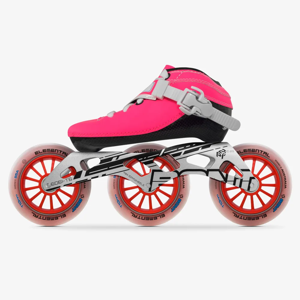 2019 оригинальные роликовые коньки Bont Luna Speed Heatmoldable CarbonFiber Boot 3*90/100/110 мм 6061 стихийные