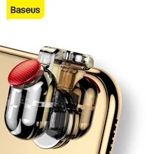 Baseus – manette de jeu avec gâchette pour téléphone portable, L1 R1, bouton de tir, poignée pour PUBG/règles de survie/couteaux