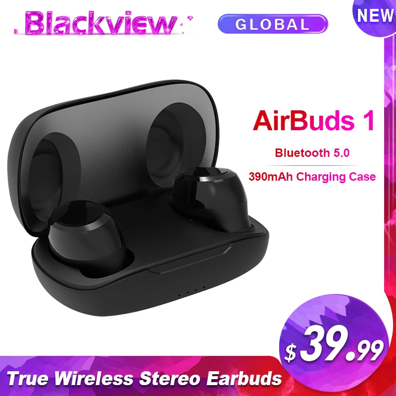 Bluetooth Earphone Airbuds Blackview Wireless 1-True Headset Stereo