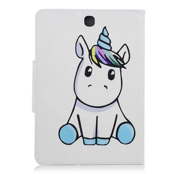 

Kawaii Unicorn Cat Tablet Cover Protection Case For Funda Samsung Galaxy Tab A Case 9.7" 2015 SM T550 SM-T555 Tablet
