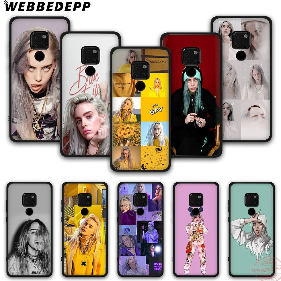 WEBBEDEPP Billy Elish Fashion Soft Silicone Phone Case for Mate 10 20 30 Pro Lite Nova 2i 3i 3 4 5i 2 5 |