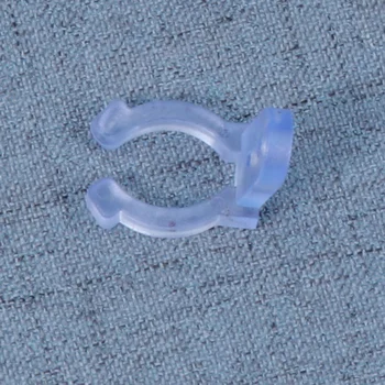 

100PCS/Pack Clear PVC LED Rope Light Clips Holder Durable Mounting Rope Light Clips for Round Rope Light