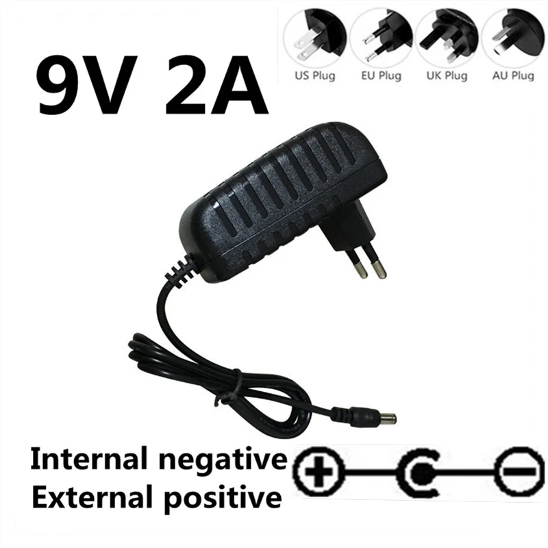 Omgekeerde Polariteit Ac/Dc 9V 2A Hispeedido Nieuwe Vervanging Adapter Voeding Oplader Voor Sega Megadrive 1 MD1 genesis 1