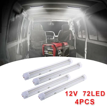 

Parts Light bar 4pcs Indoor Urgent Strip Van Caravan ON/OFF Switch 12V