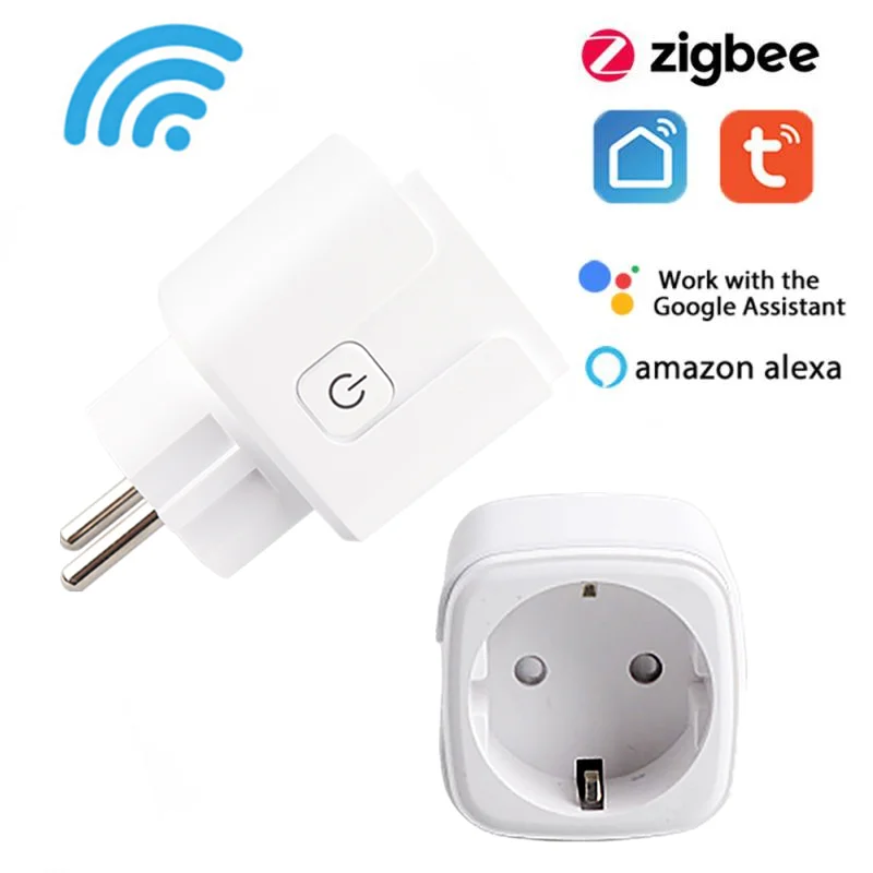 Умная розетка Tuya Zigbee 16 А 1/5 шт. | Электроника