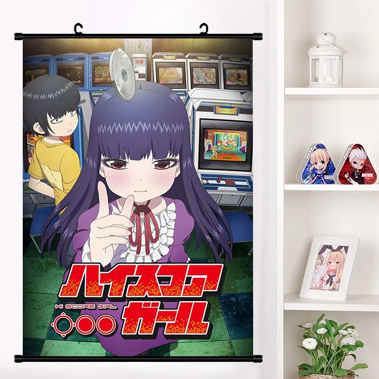Аниме высокий балл девушки ягучи харуо оно Акира стены прокрутки настенный плакат коллекция домашнего декора арт-подарки