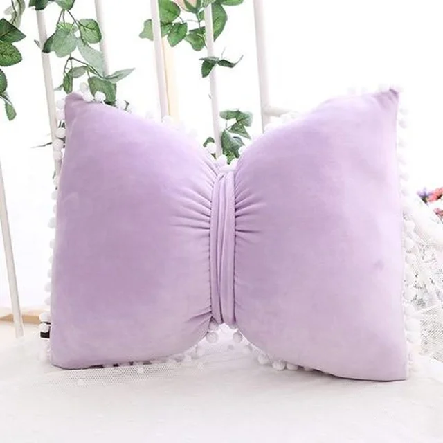Szép Íjknot Párna Cukorka Színű Plüss Játékcsillag Nappárna Aranyos - Image 3