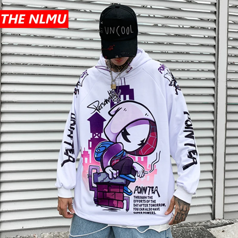 Harajuku Hoodie Sweatshirt Mens Hip Hop Cartoon Print Pullover Hoodies Streetwear Casual Fashion Clothes Autumn 2019 WG529 Harajuku Hoodie Sweatshirt Mens Hip Hop Cartoon Print Pullover Hoodies Streetwear Casual Fashion Clothes Autumn 2019 WG529