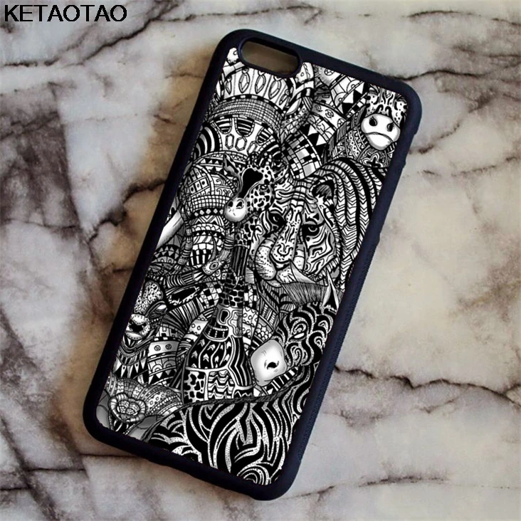 Чехол для телефона KETAOTAO Skull Grim Reaper Poker card, чехол s для iPhone 4S 5 6 5C 5S 6S 7 8 X Plus XR XS Max, мягкий чехол из ТПУ и резины и силикона - Цвет: Фиолетовый