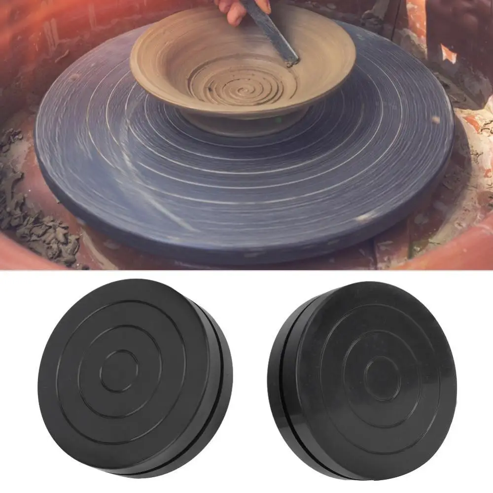 Керамические инструменты полимерные инструменты для лепки из глины 11,5 см Двухстороннее пластиковое керамическое колесо маленькое искусство класс вращения стола ремесло