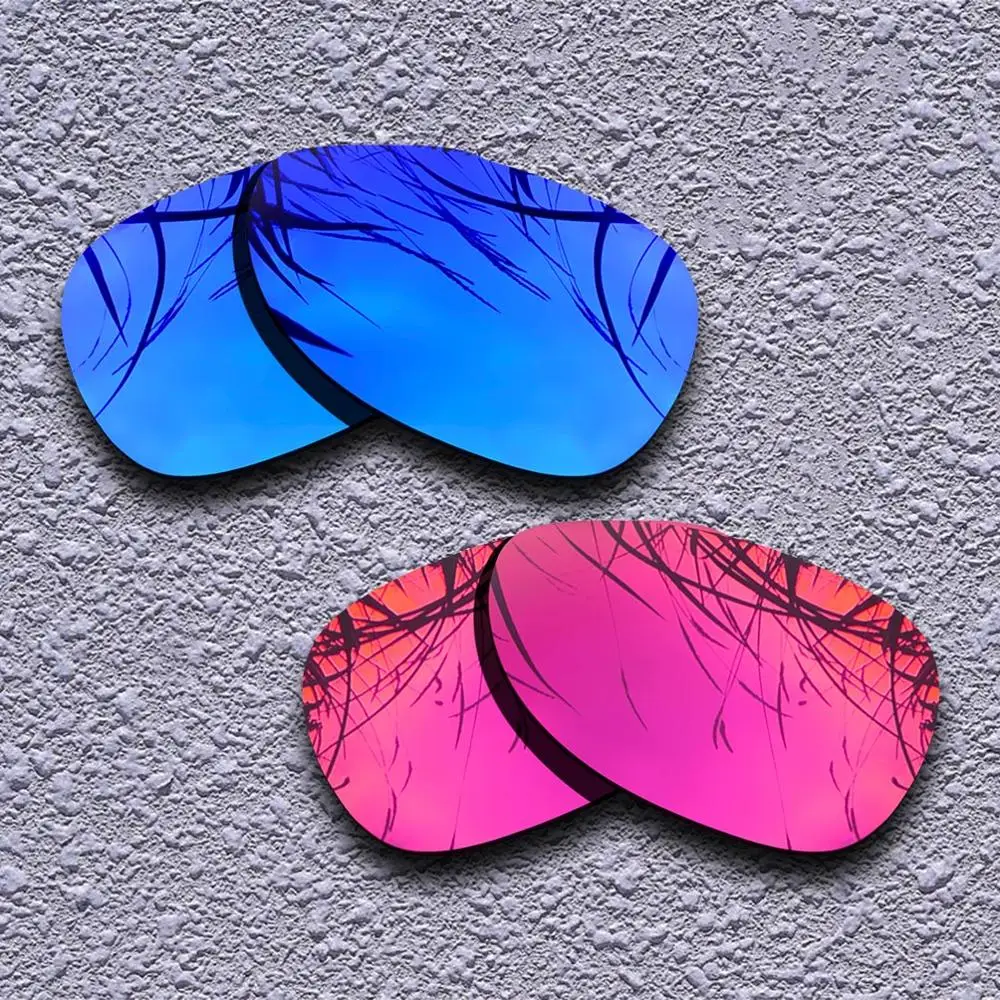 2 пары поляризованных сменных линз для солнцезащитных очков Oakley Felon-несколько вариантов - Цвет линз: Purple-Purple Red