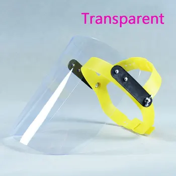 

Full Face Shield Mask Clear Flip Up Visor Oil Fume Protection Safety Work Effectively Defence Saliva Droplet