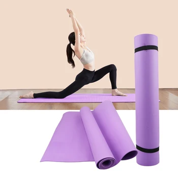 4MM PVC Yoga Mats Anti-slip Blanket PVC Gymnastic Sport Health Lose Weight Fitness Exercise Pad Women Sport Yoga Mat 1