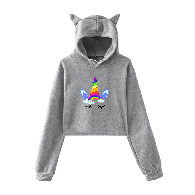 5 Harajuku толстовки DAB Единорог Kawaii Толстовка Розовый пуловер Одежда для девочек уличная женская одежда зимние топы с длинными рукавами - Цвет: 5
