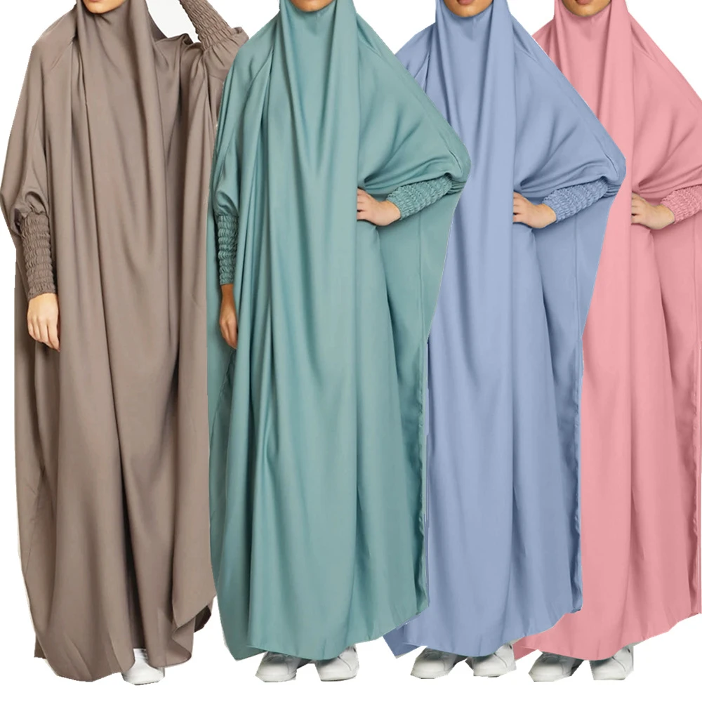 Femmes musulmanes Khimar Hijab Prayer robe abaya islamique arabe robe Farasha KAFTAN