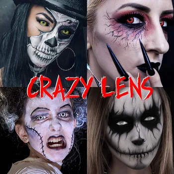

MAGISTER Halloween Color Contacts Cosplay Anime Lenses Yearly Reusable Lenses Colored Contact Lenses For Eyes Cosplay 2pcs/Pair