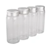 3pcs 70ml 37*90mm Storage Bottles with Aluminum Lids Candy Bottles Spice Jars Glass Bottles Pill Container Message Bottles 4