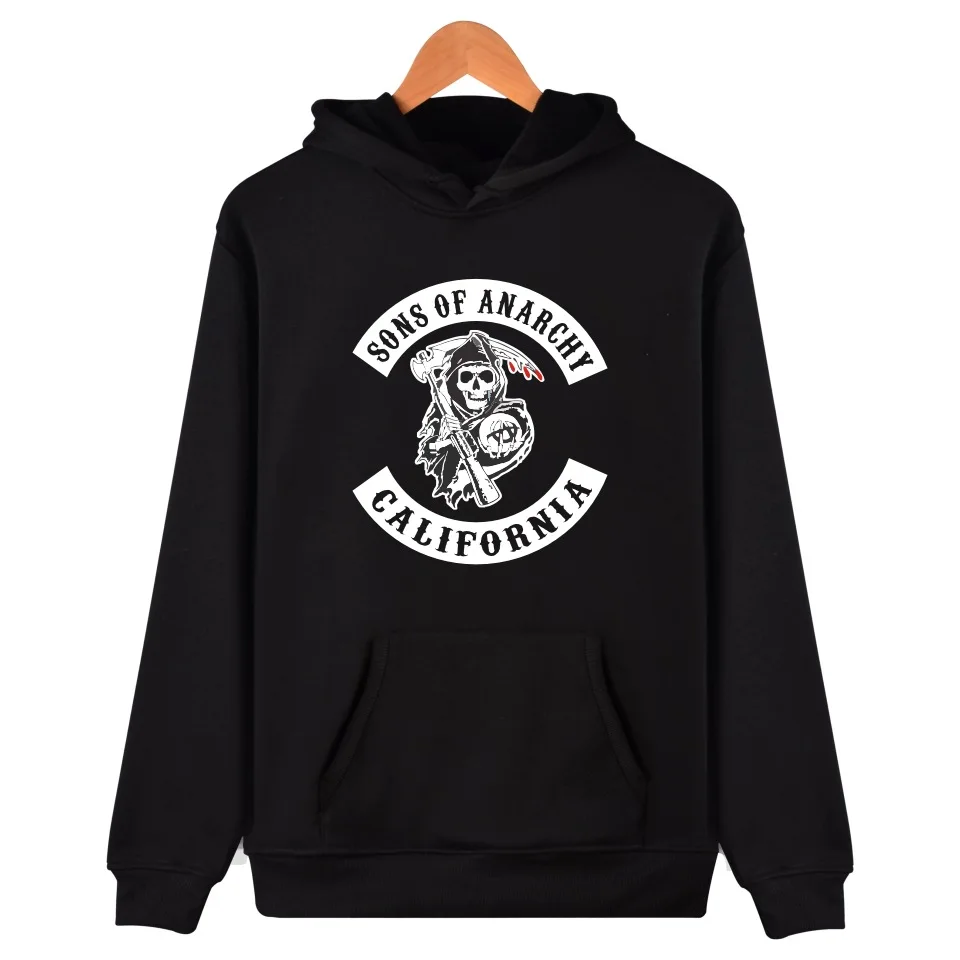 

Autumn Sons of anarchy coats Fashion SAMCRO Men SOA Sportswear Hoodies Male Casual Sweatshirts Hip Hop print long sleeves Hoody