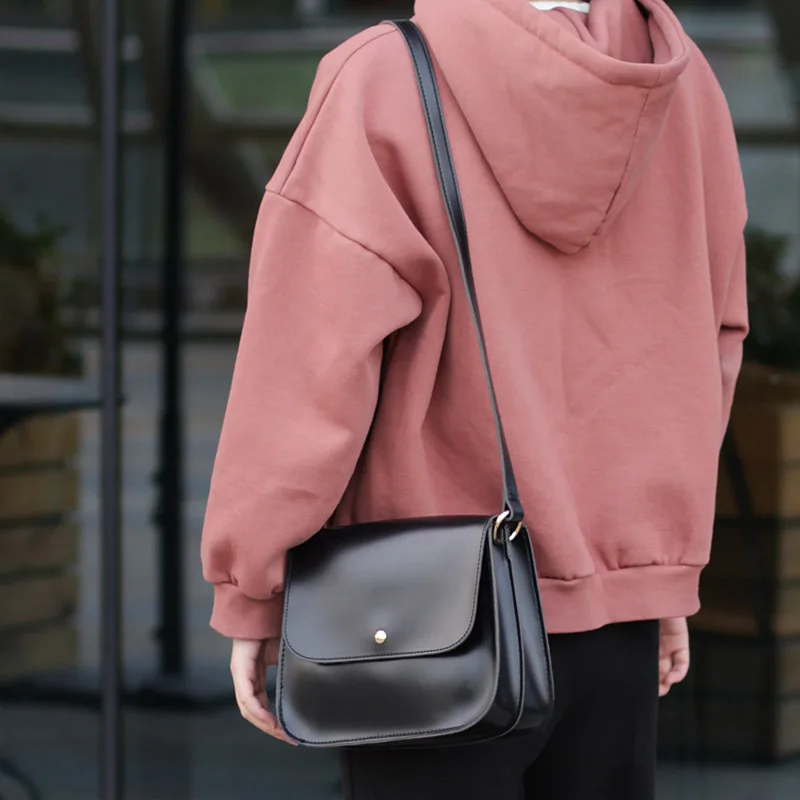 

Brand Designer New Pu Leather Women's Bag Ol Solid Color Shoulder Bag Chain Bag Simple Elegant Large Capacity Messenger Bag 2019